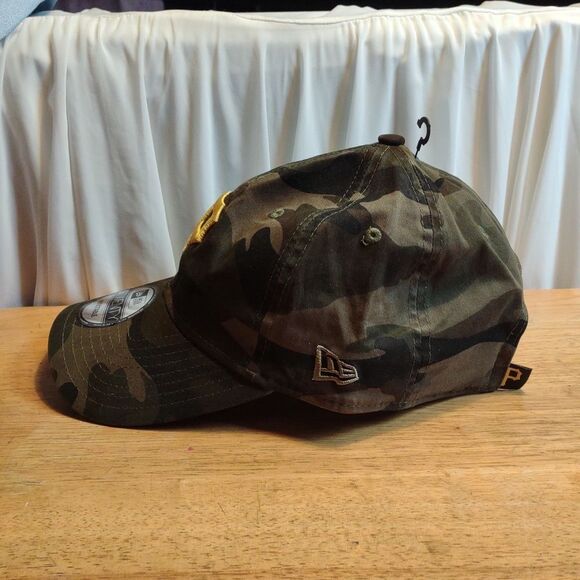 New Era 9Twenty Pittsburgh Pirates Camo Sliderback Hat - New - Picture 3 of 9